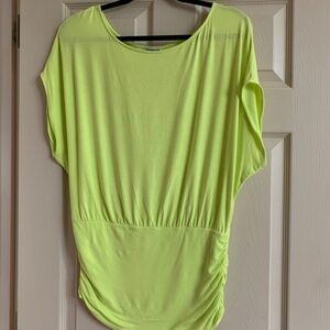Express Yellow Blouson Top sz M